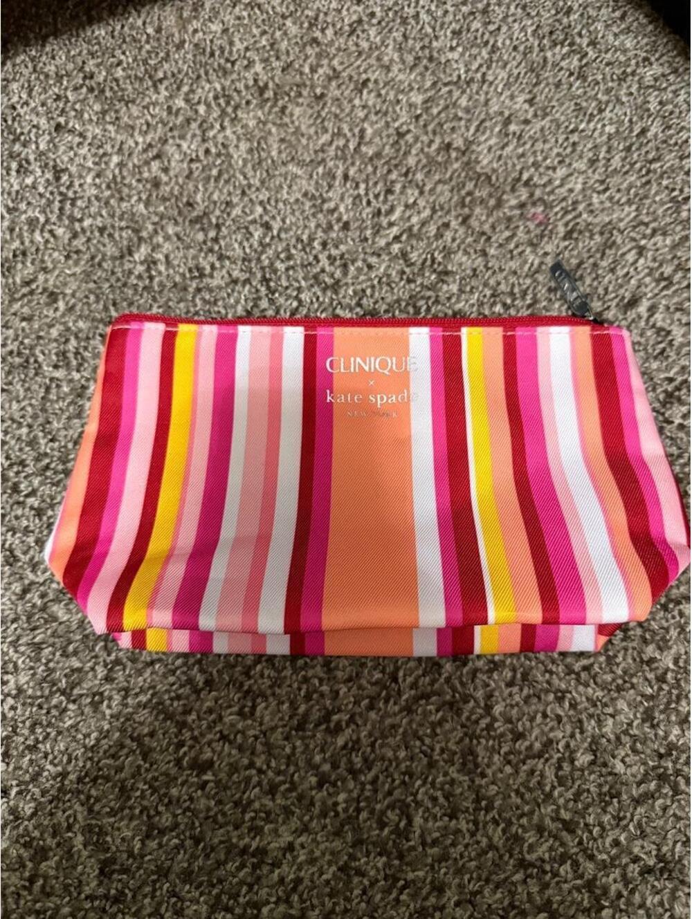 Clinique Women's Pink and Multi Bag
